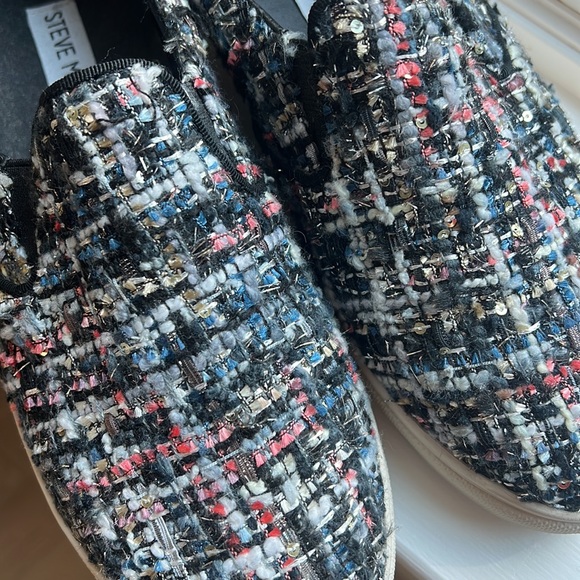 Steve Madden ecentrcq tweed sneaker sz 8 - Picture 7 of 11